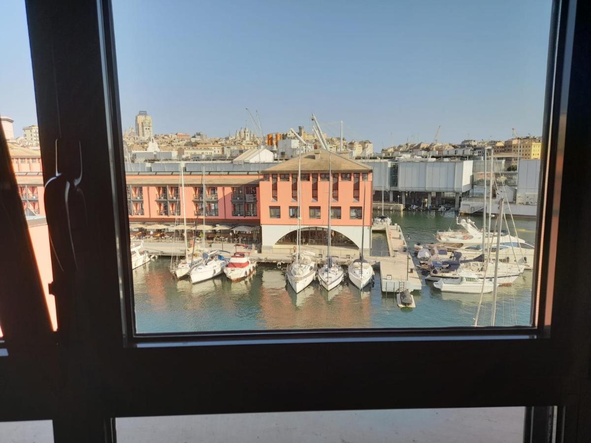 Апартаменты Bilocale Vista Mare Con Terrazzo-Porto Antico- Parcheggio Scontato Генуя Экстерьер фото