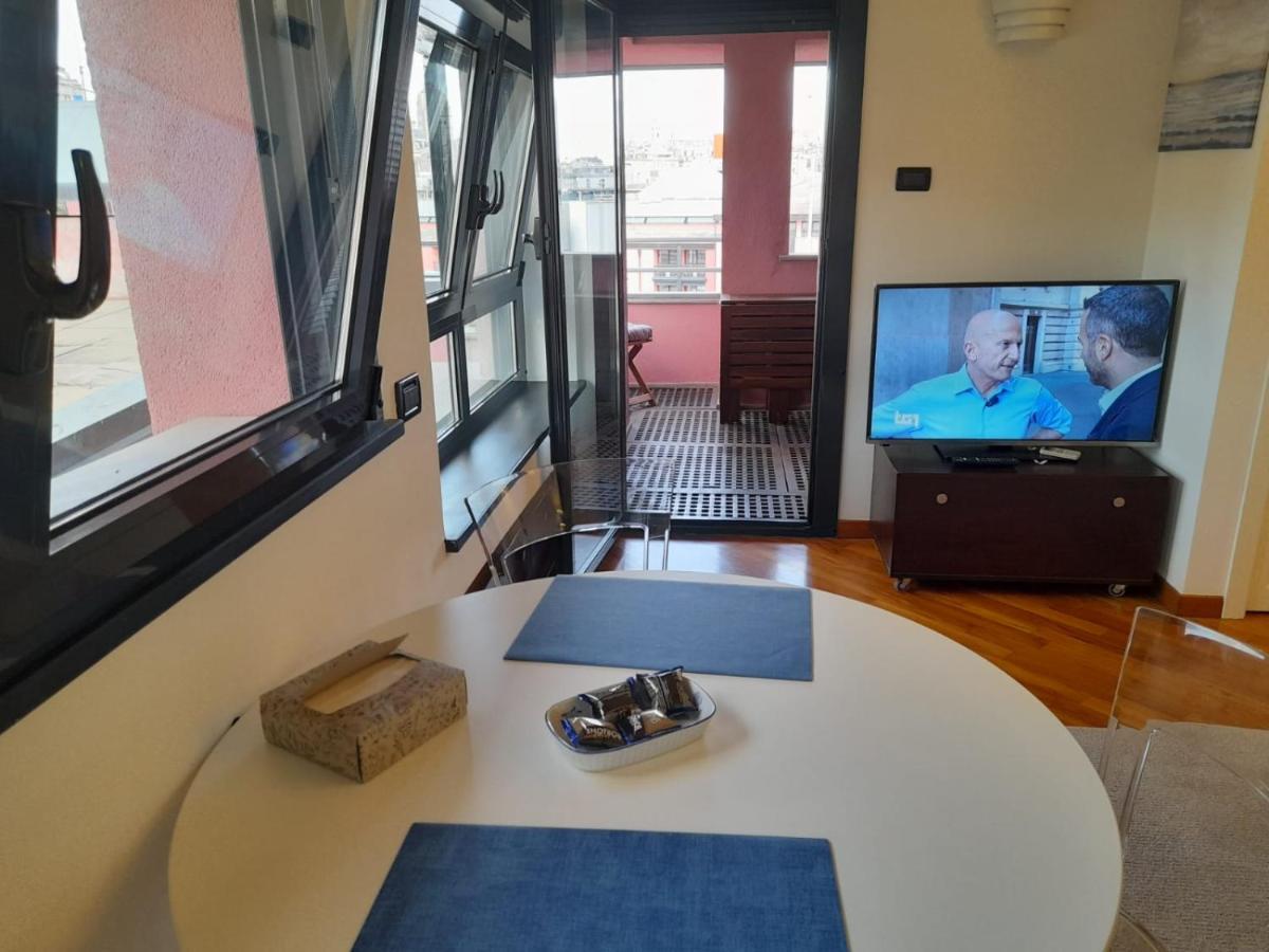 Апартаменты Bilocale Vista Mare Con Terrazzo-Porto Antico- Parcheggio Scontato Генуя Экстерьер фото