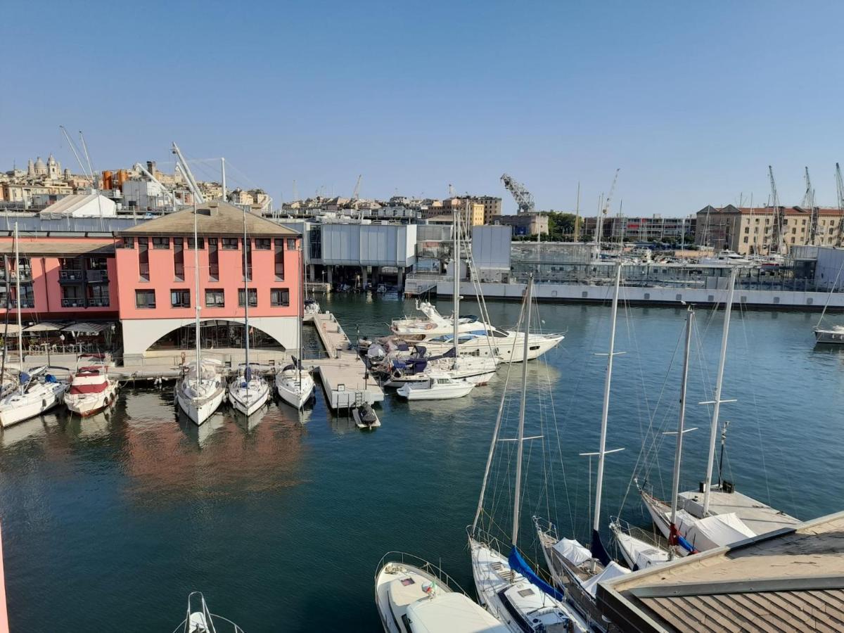 Апартаменты Bilocale Vista Mare Con Terrazzo-Porto Antico- Parcheggio Scontato Генуя Экстерьер фото