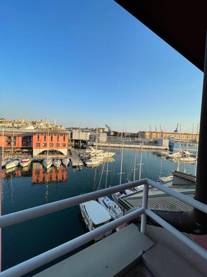 Апартаменты Bilocale Vista Mare Con Terrazzo-Porto Antico- Parcheggio Scontato Генуя Экстерьер фото